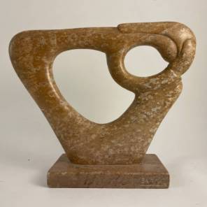 Abstract Soap Stone Sculpture 
